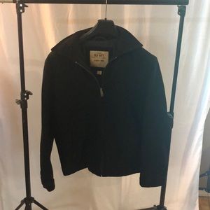 Wool zip up jacket